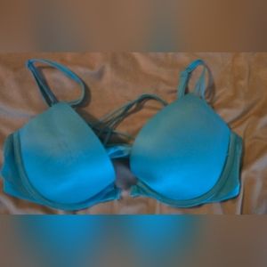 Victoria Secret Very Sexy Push Up Strappy Bra 35 C Seafoam